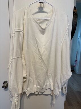 Free People Oversized Pullover Sweatshirt